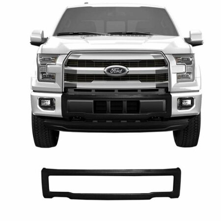 ECOOLOGICAL DF0311 Textured Black TPO Bumper Overlay for 2015-2017 Ford F-150 ECO-DF0311
